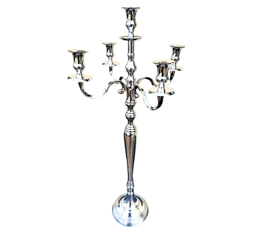 Chandelier Argent vue de face
