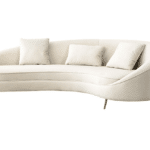 Banquette Venise Blanche vue de face