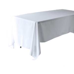 Nappe Rectangulaire Polyester blanc