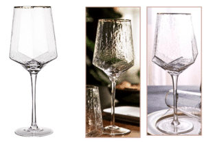 lot de 6 verres elegance transparent vue de face