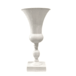 Vase Médicis blanc vue de face