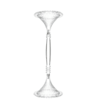 Vase saphir transparent vue de face