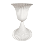 vase callisto blanc vue de face