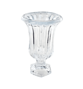 Vase mirano transparente vue de face