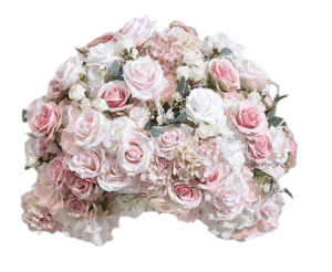 Boule de fleurs rose