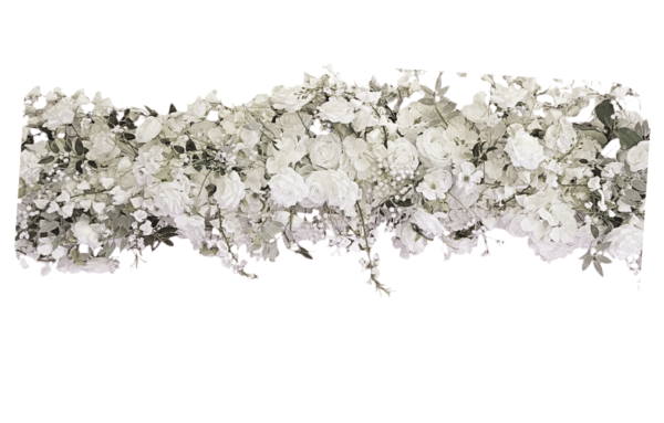 chemin-de-fleurs ines blanche vue de face