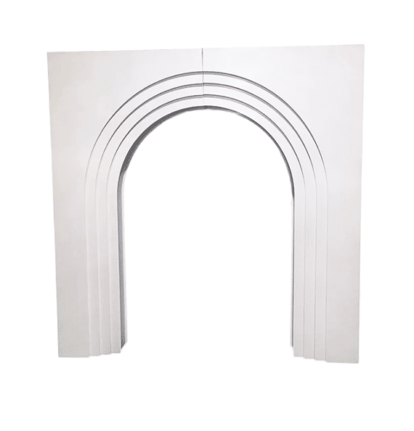 Backdrop arcade n1 blanc vue de face