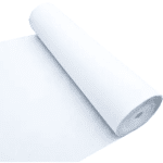Tapis de cérémonie blanc vue de haut