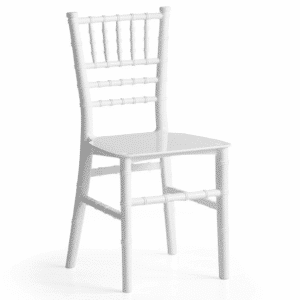 Chaise Tiffany kids Blanche vue de face
