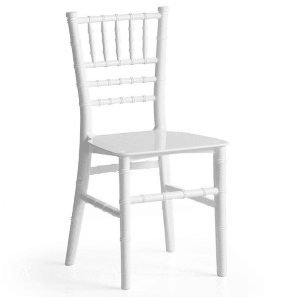 Chaise Tiffany kids Blanche vue de face