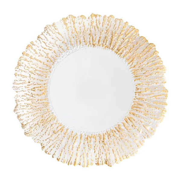 Assiette eclipse transparente vue de haut