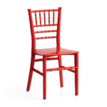 Chaise Tiffany kids Rouge vue de face