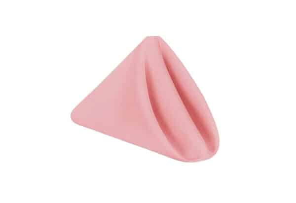 Serviette de table Rose vue de côté